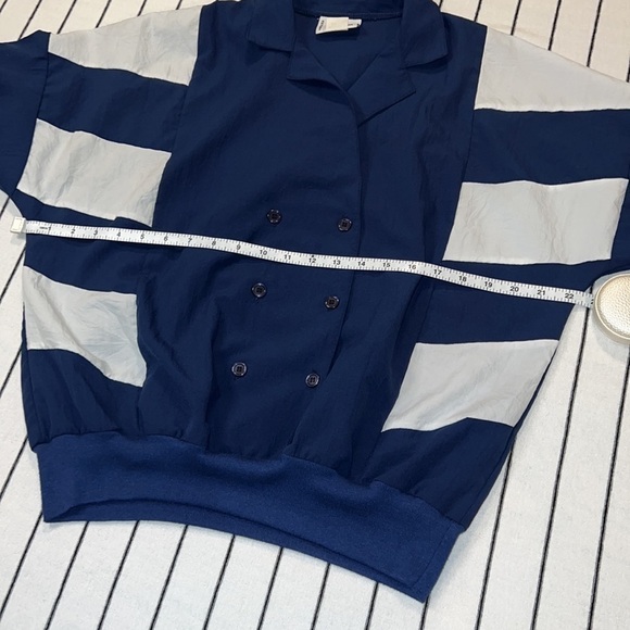 Vintage Cortiva Color Block Banded Pullover, Size Medium. - Picture 9 of 11